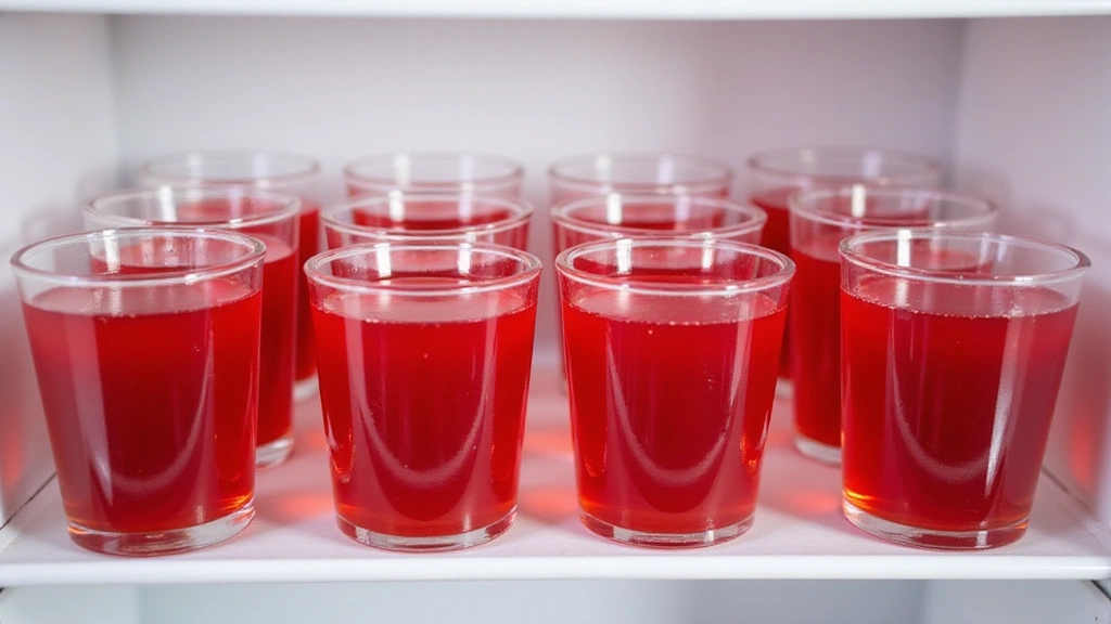 Adults Only: Red White and Blue Jello Shots – The Hit of Your 4th of July Party - Step 2: Set Red Layer