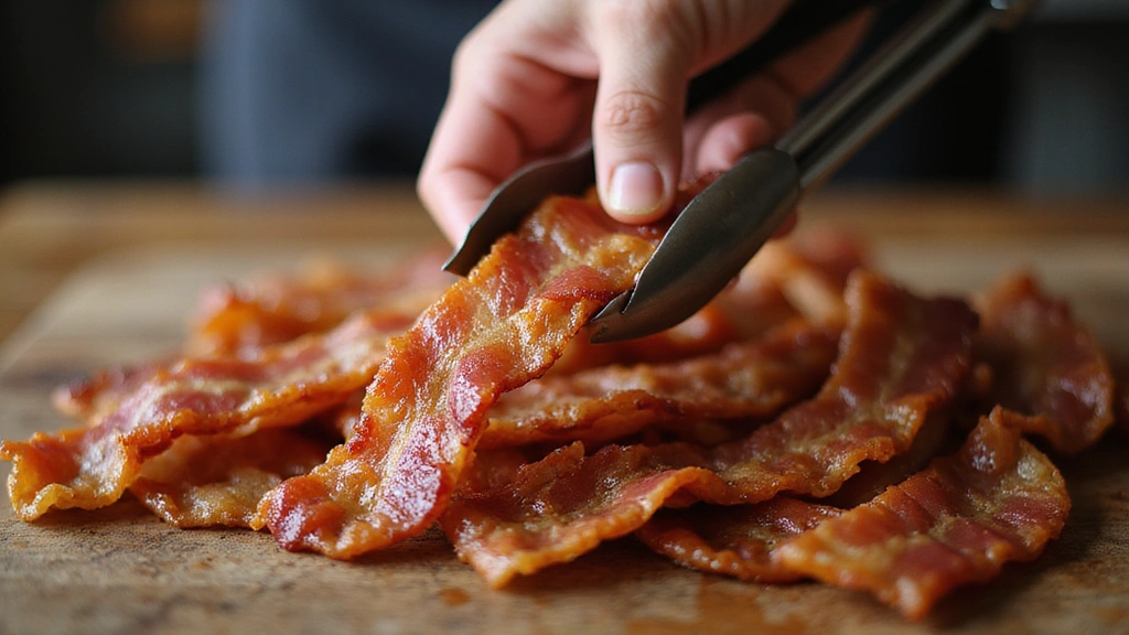 Air Fryer Bacon: No Mess, Just Perfect Crisp (Your Weekend Breakfast is Saved!) - Step 5: Check for Doneness
