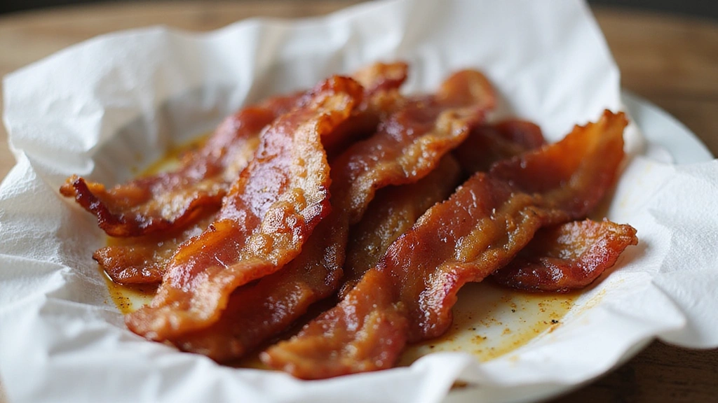 Air Fryer Bacon: No Mess, Just Perfect Crisp (Your Weekend Breakfast is Saved!) - Step 6: Drain the Bacon