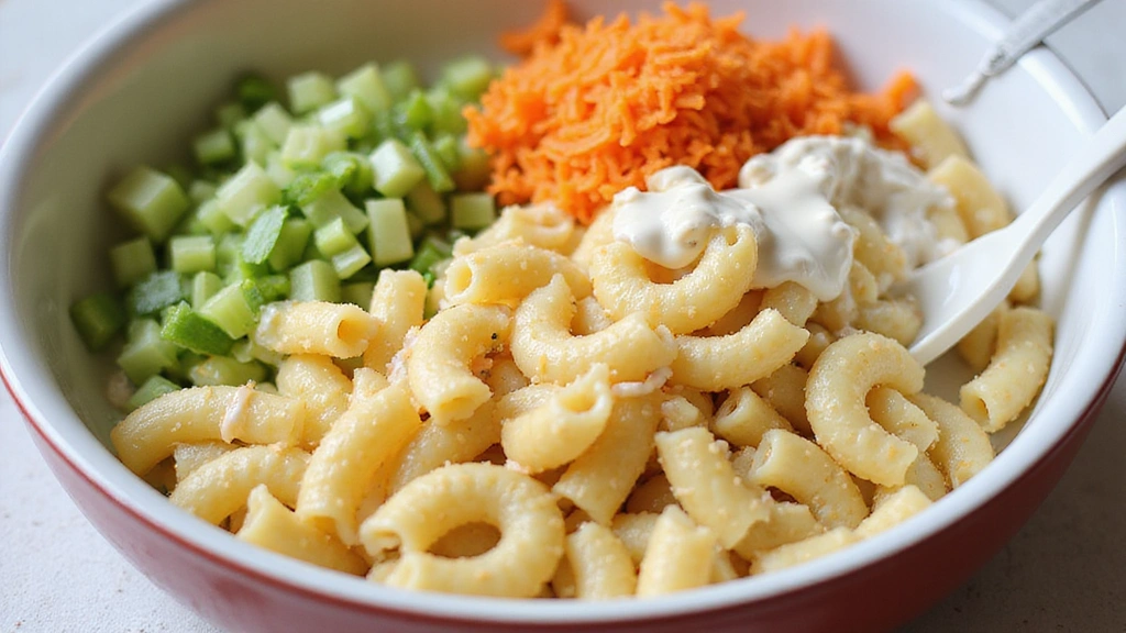 Authentic Aloha: The Creamy, Classic Hawaiian Macaroni Salad Recipe - Step 5: Combine Ingredients