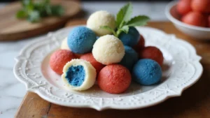 Bake Sale Success: 4th of July Cake Balls (A Red, White, and Blue Delight)
