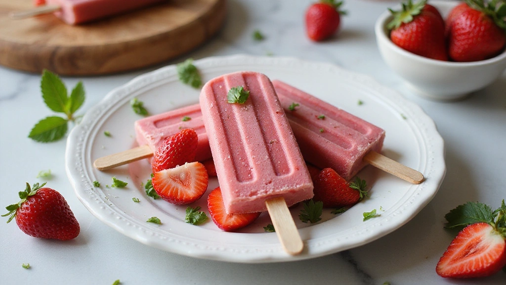 Beat the Summer Slump: Make These Healthy Strawberry Popsicles Today