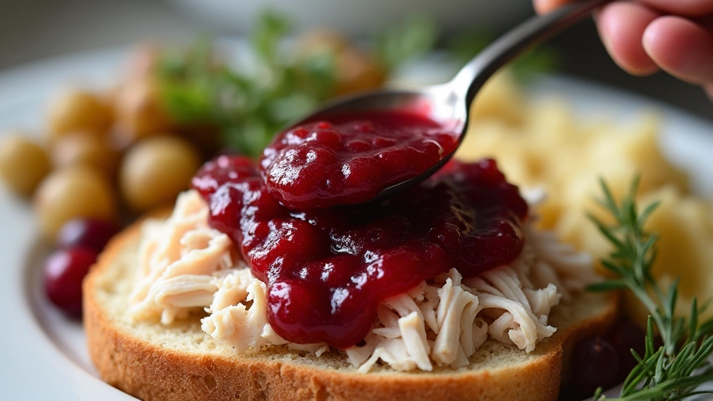 Beyond the Turkey Sandwich: The Leftover Turkey Cranberry Sandwich Secret - Step 5: Add Cranberry Sauce