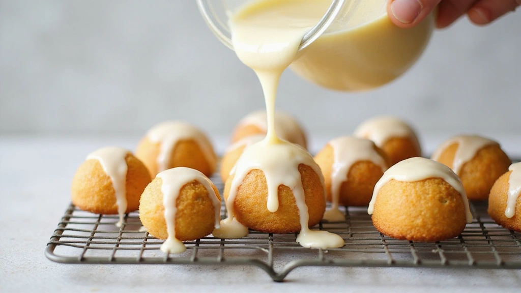Bite-Sized Sunshine: The Zesty Lemon Cake Balls That Disappear Fast - Step 9: Glaze Cake Balls