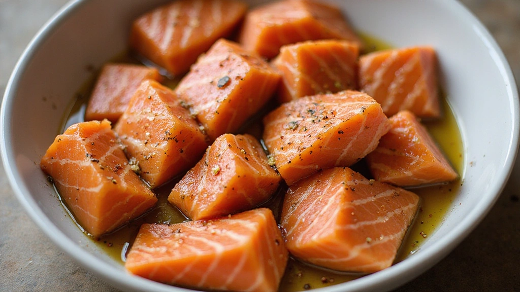 Cajun Spice Fix: Spicy Baked Cajun Salmon Bites (Better Than Takeout!) - Step 3: Coat Salmon