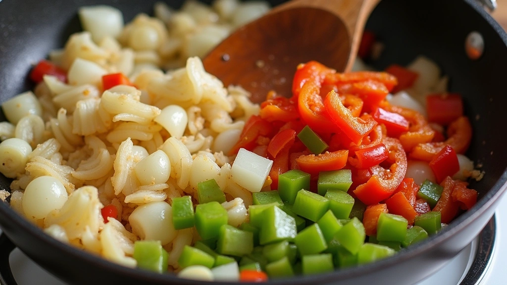 Comfort Food Classic: The Hamburger Rice Casserole That Feeds a Family of Six - Step 4: Sauté the Vegetables