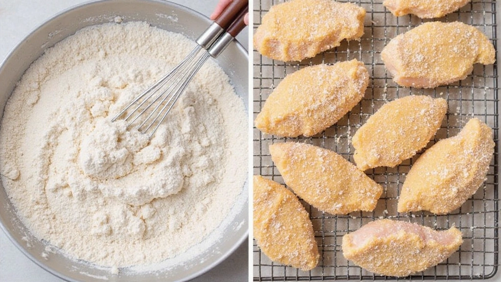 Copycat Perfection: How to Make Raising Canes Chicken Fingers at Home - Step 3: Dredge the Chicken
