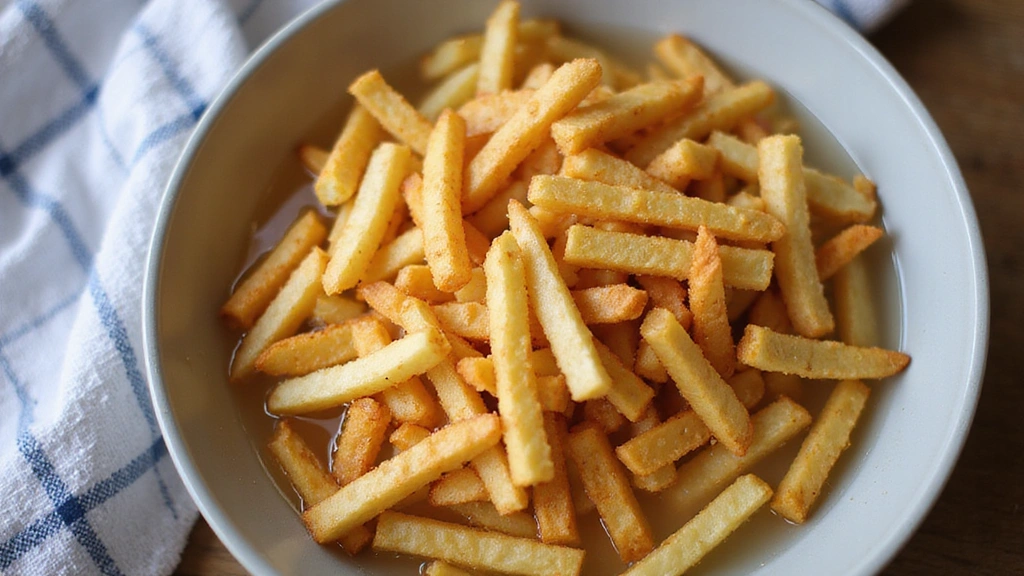 Crispy, Golden Perfection: Air Fryer Crinkle Cut Fries (Better Than Fast Food) - Step 2: Soak the Fries