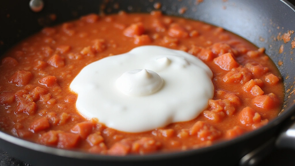 Ditch the Jar: The Creamy, Dreamy Pink Sauce Pasta Recipe Everyone is Obsessed With - Step 5: Incorporate the Cream