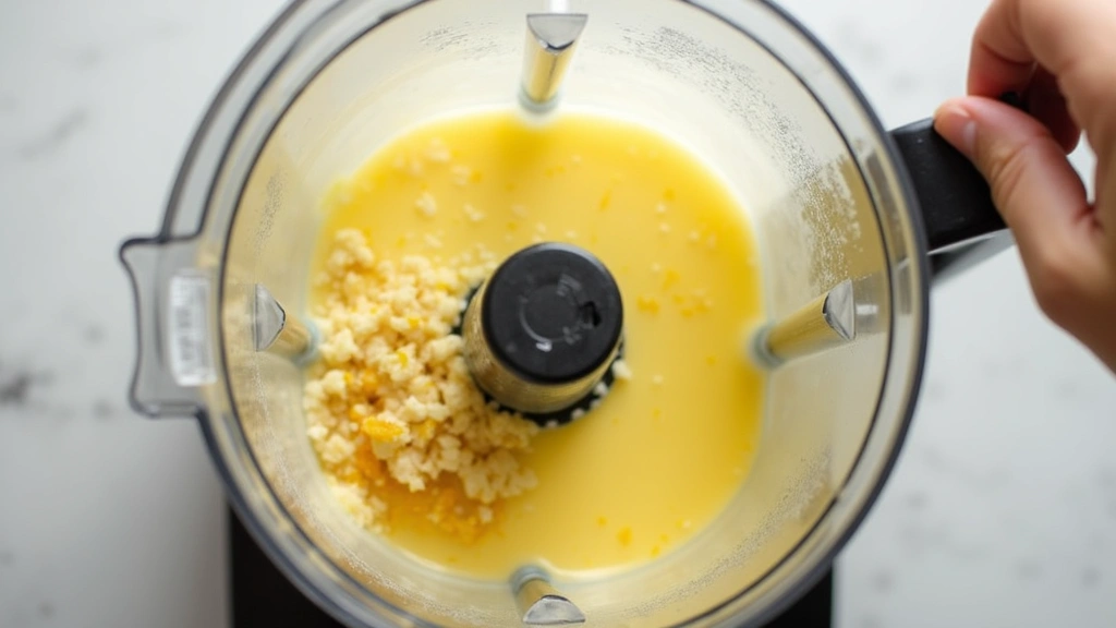 Elevate Your Fries: The Creamy, Zesty Roasted Garlic Aioli Recipe - Step 3: Blend the Aioli Base