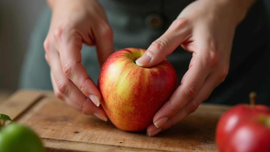 Healthy Snack SOS: Perfect, Crispy Air Fryer Apple Chips (No Added Sugar!) - Step 1: Prepare the Apples