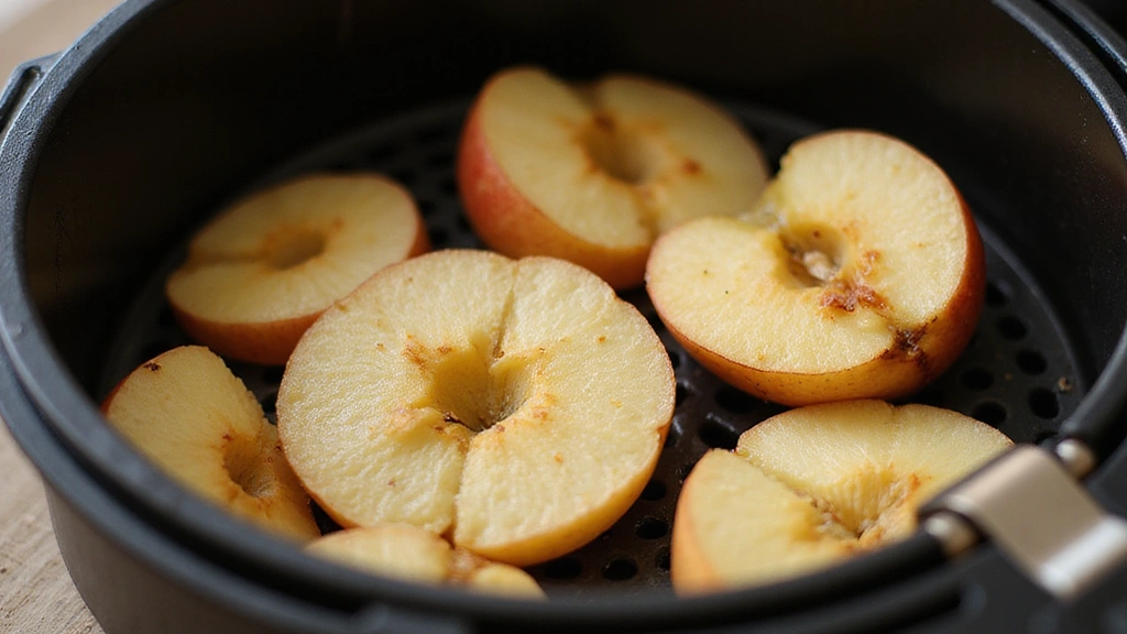 Healthy Snack SOS: Perfect, Crispy Air Fryer Apple Chips (No Added Sugar!) - Step 6: Cook the Apple Slices