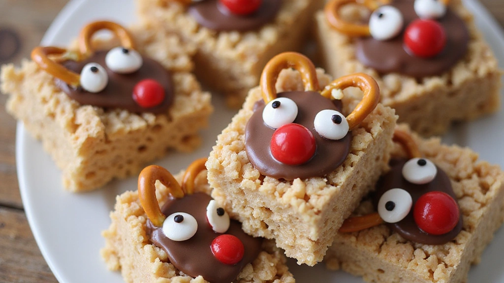 Holiday Cheer, No Stress: Reindeer Rice Krispie Treats for Your Next Party - Step 7: Decorate with Reindeer Features