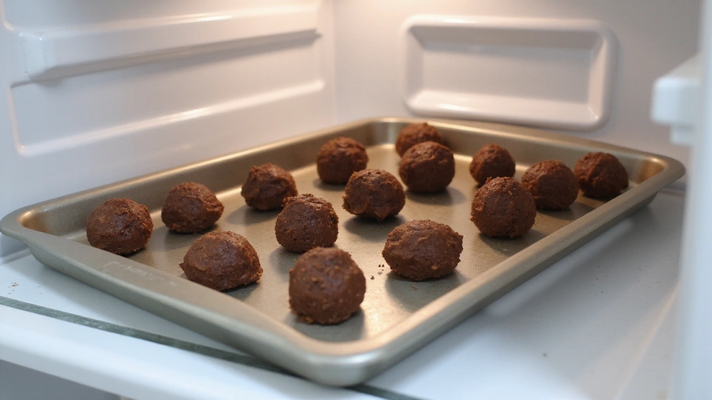 Holiday Gifting Made Easy: Gingerbread Mix Truffles (Rich and Spicy) - Step 5: Chill Truffles