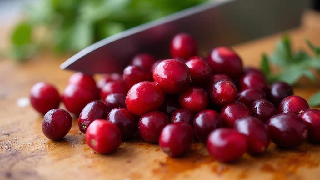 Holiday Potluck Star: Cranberry Fluff Salad (Sweet, Light, and Addictive) - Step 2: Chop Cranberries