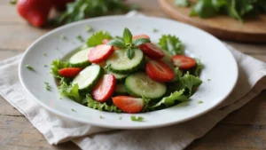 Hydration Hero: The Refreshing Strawberry Cucumber Salad for Summer BBQs