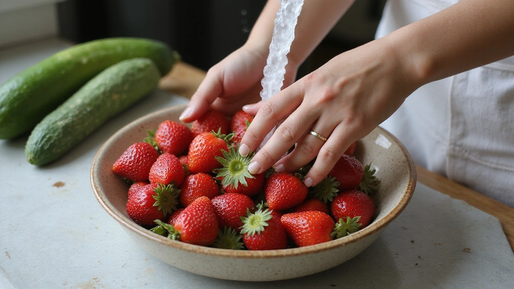 Hydration Hero: The Refreshing Strawberry Cucumber Salad for Summer BBQs - Step 1: Prepare Ingredients