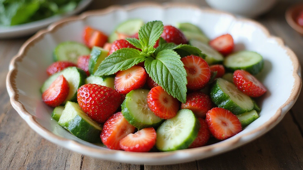 Hydration Hero: The Refreshing Strawberry Cucumber Salad for Summer BBQs - Step 7: Serve the Salad