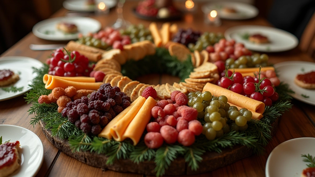 Impress Your Guests: The Stunning Wreath Charcuterie Board (Holiday Centerpiece) - Step 8: Serve and Enjoy