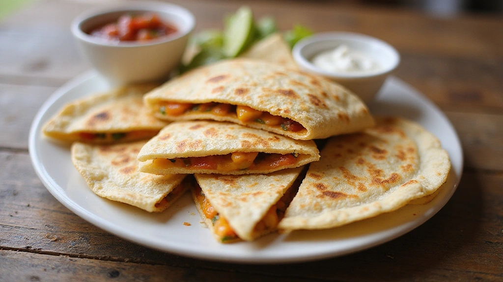 Kid-Approved Lunch in 5: Master the Easy Cheese Quesadilla Recipe - Step 7: Serve Warm