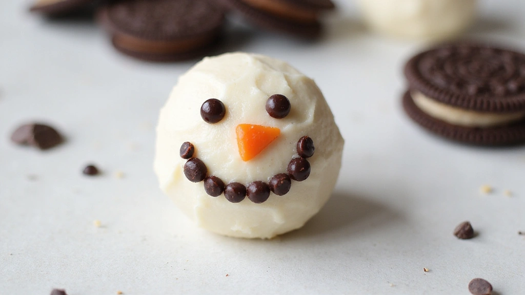 Kids' Table Masterpiece: Easy Snowman Oreo Balls for the Holidays - Step 6: Decorate the Snowmen