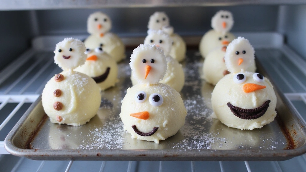 Kids' Table Masterpiece: Easy Snowman Oreo Balls for the Holidays - Step 7: Chill the Snowmen