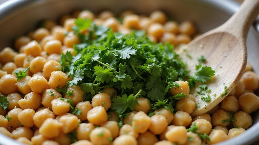Lunchtime Lifesaver: The Best Simple Chickpea Salad Sandwich Filler - Step 5: Mix in Fresh Herbs