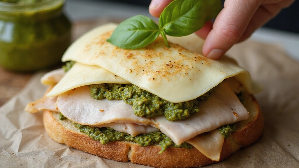 Next-Level Sandwiches: The Fresh & Flavorful Homemade Pesto Mayo Recipe - Step 5: Layer Meat and Cheese