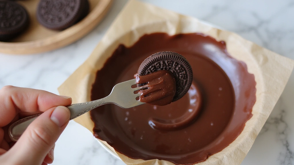 Patriotic Snack Hack: Fun and Fast 4th of July Oreos (Kids Love Them!) - Step 3: Dip Oreos