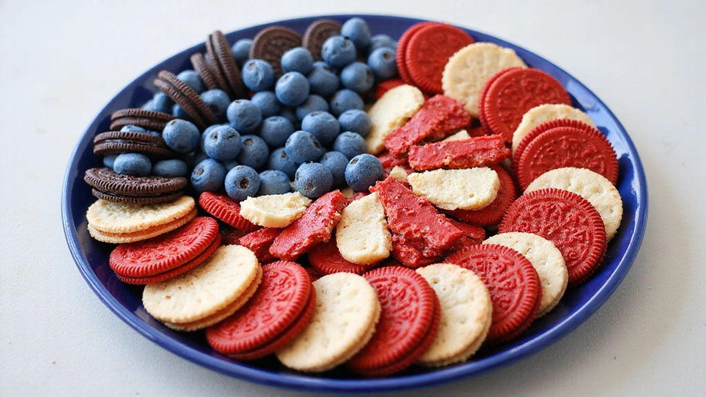 Patriotic Snack Hack: Fun and Fast 4th of July Oreos (Kids Love Them!) - Step 6: Arrange for Serving