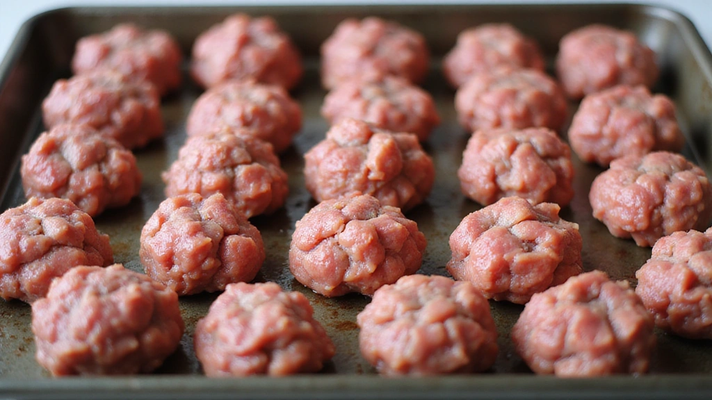 Quick Comfort Dinner: Meatballs and Mashed Potatoes (Ready in 30 Minutes) - Step 3: Shape the Meatballs