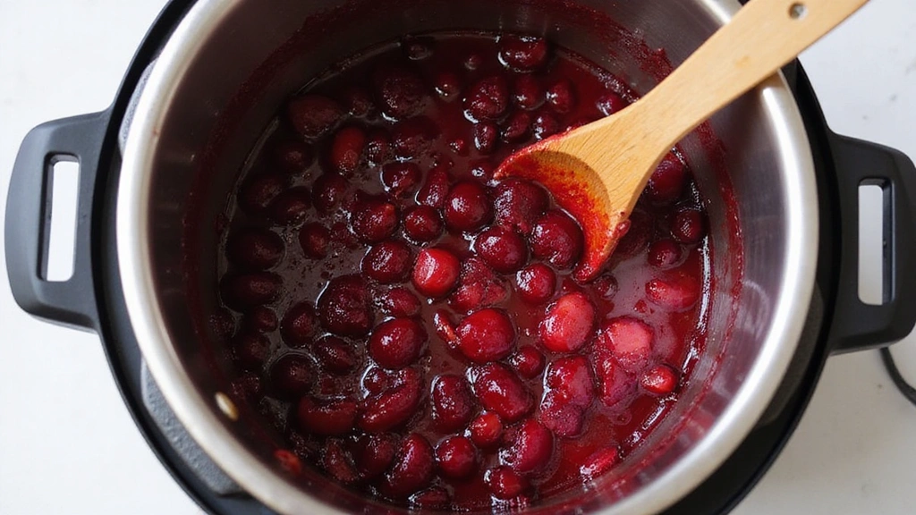 Skip the Can: 5-Minute Instant Pot Cranberry Sauce (Fresh Flavor, Zero Stress) - Step 6: Check Consistency