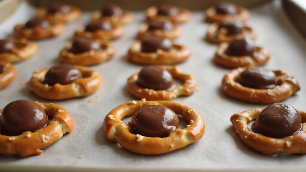 Thanksgiving Kids' Craft: Cute and Simple Rolo Pretzel Turkeys - Step 4: Top Pretzels with Rolo Candies