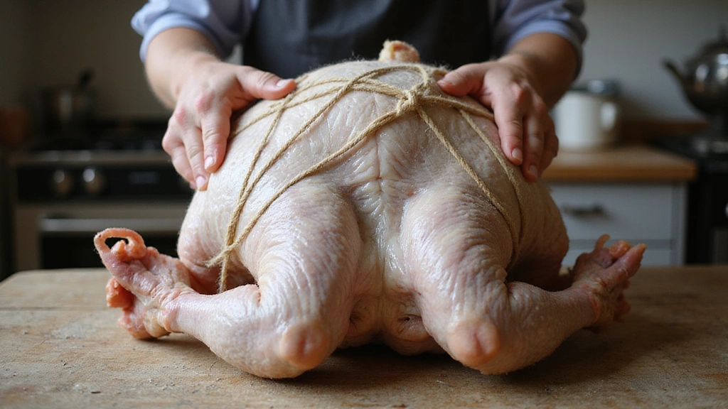 Thanksgiving Masterclass: The Ultimate Oven Roasted Whole Turkey Recipe - Step 4: Truss the Turkey
