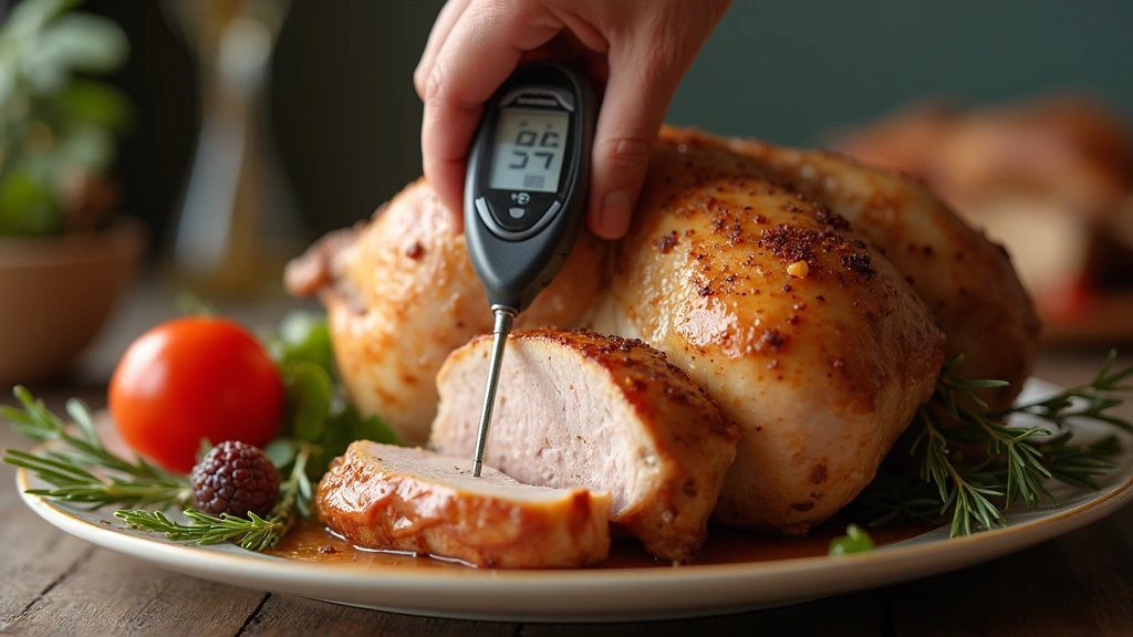 Thanksgiving Masterclass: The Ultimate Oven Roasted Whole Turkey Recipe - Step 7: Check the Temperature