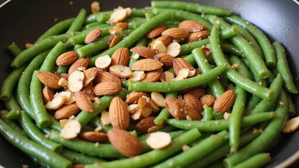 The Classic Side Dish: Perfect Green Beans with Almonds (Ready in 10 Minutes) - Step 7: Add Toasted Almonds