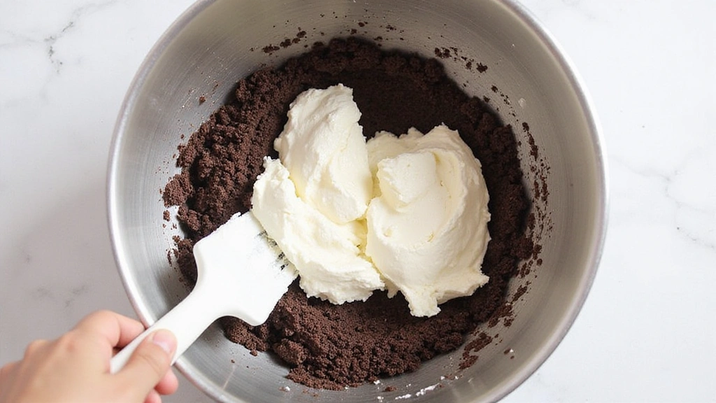 The Cutest Holiday Treat: Reindeer Oreo Balls That Everyone Will Love - Step 3: Mix with Cream Cheese