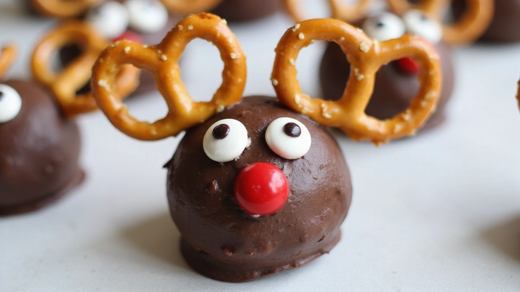 The Cutest Holiday Treat: Reindeer Oreo Balls That Everyone Will Love - Step 8: Decorate the Reindeer