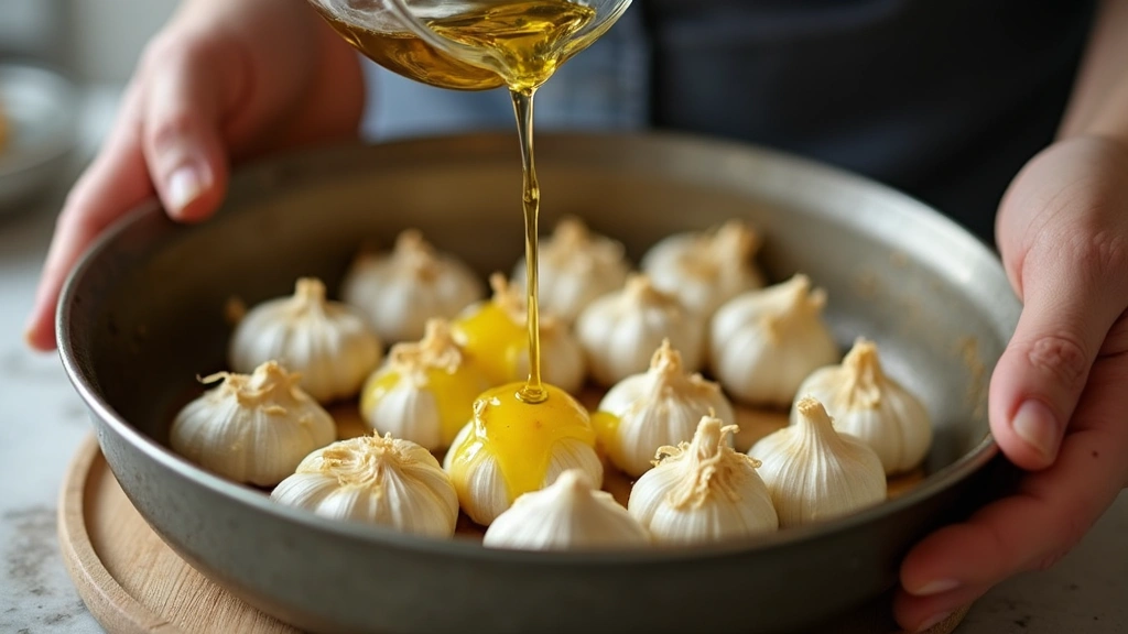 The Flavor Foundation: A Stress-Free Guide on How to Roast Garlic - Step 2: Drizzle with Olive Oil