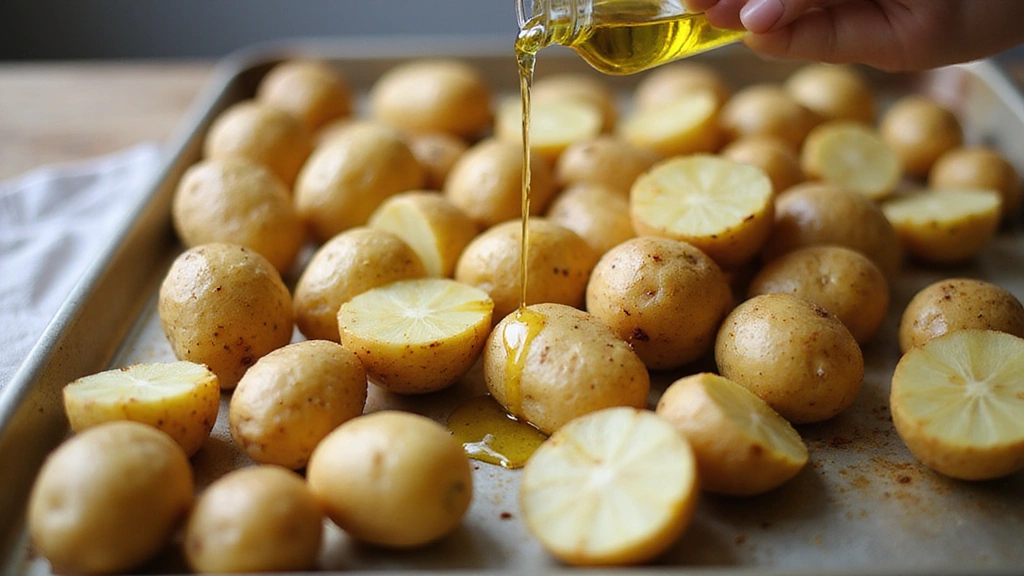 The Perfect Side: How to Make Fluffy, Crispy Oven Baked Potatoes Every Time - Step 4: Coat with Oil
