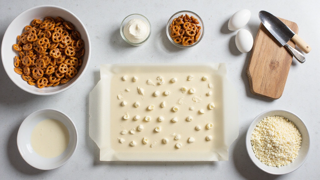 The Sweetest Holiday Bark: Mini Eggs White Chocolate Pretzels Bark (Make It in 15 Min!) - Step 1: Prepare Ingredients
