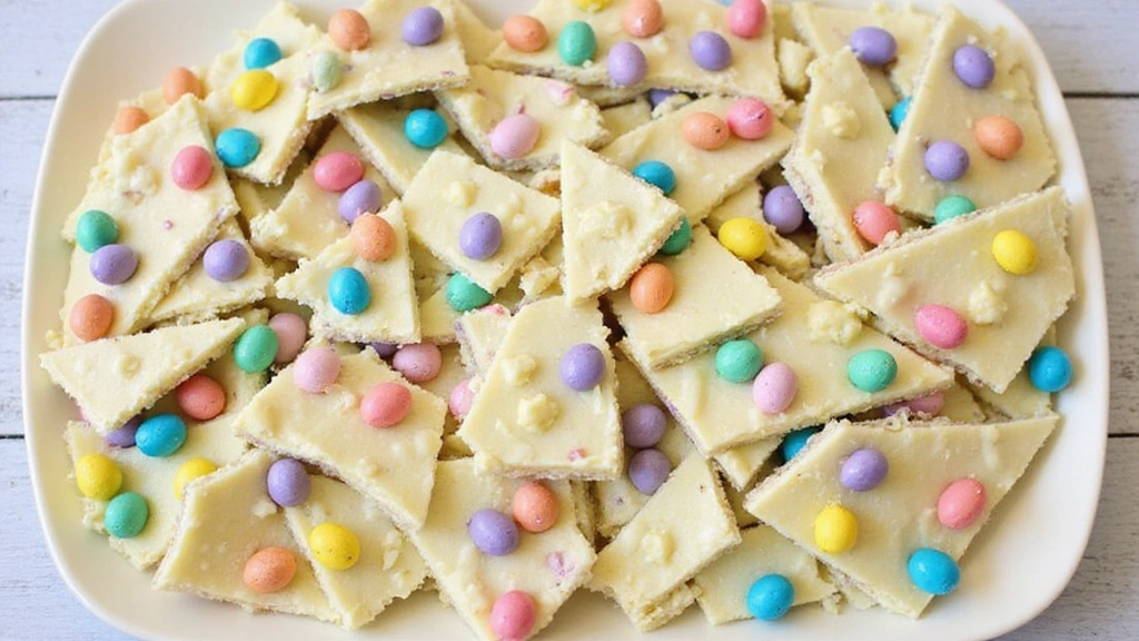The Sweetest Holiday Bark: Mini Eggs White Chocolate Pretzels Bark (Make It in 15 Min!) - Step 8: Serve and Enjoy