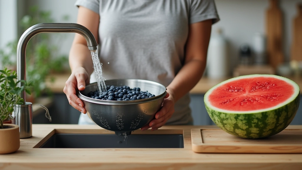 The Ultimate Summer Salad: Watermelon Blueberry Feta Salad (Sweet & Savory) - Step 1: Prepare Ingredients