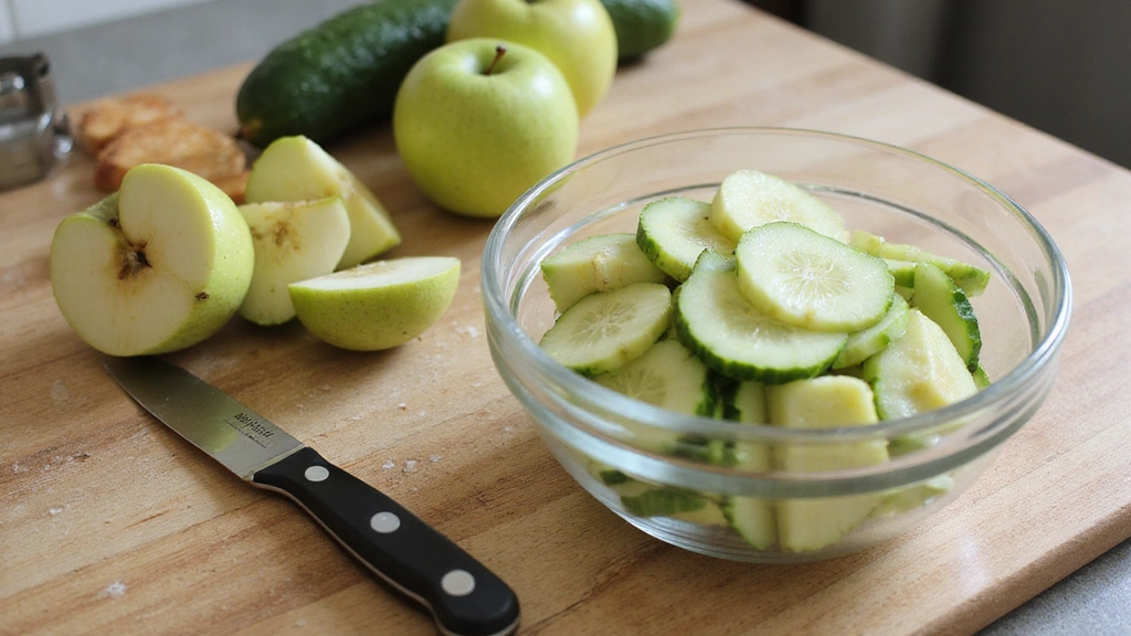 Unexpected Refreshment: The Bright and Crisp Apple Cucumber Salad - Step 1: Prepare Ingredients