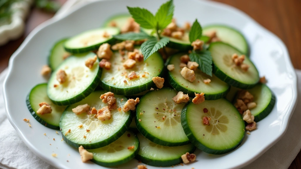Unexpected Refreshment: The Bright and Crisp Apple Cucumber Salad - Step 8: Garnish and Serve