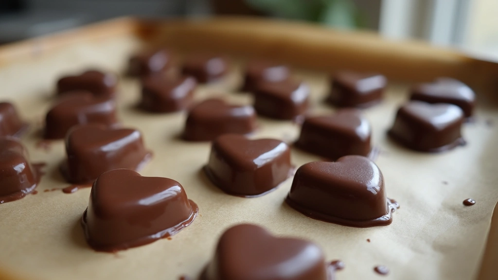 Viral Trend Alert! You Need to Try These Coconut Hearts Candy (Perfect Gift Idea!) - Step 7: Set the Chocolate