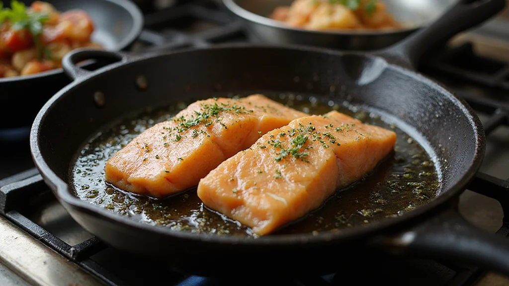 7 Elegant Christmas Fish Recipes for a Truly Sophisticated Holiday Meal - Step 3: Heat the Skillet