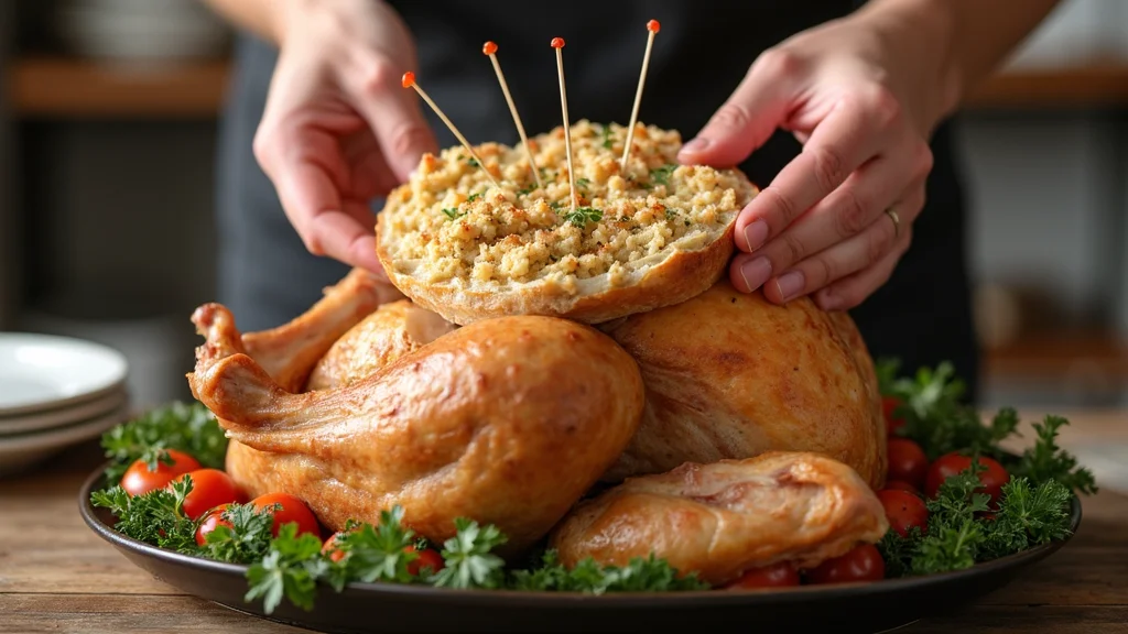 Master the Holiday Table: Juicy Christmas Turkey Recipes for a Classic Feast - Step 4: Stuff the Turkey