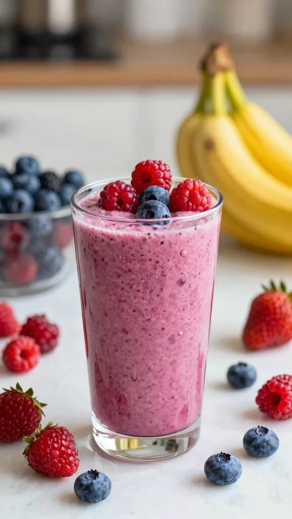 10 Anti-Inflammatory Juice Recipes with Turmeric and Ginger - 9. Berry Turmeric Smoothie Juice 1