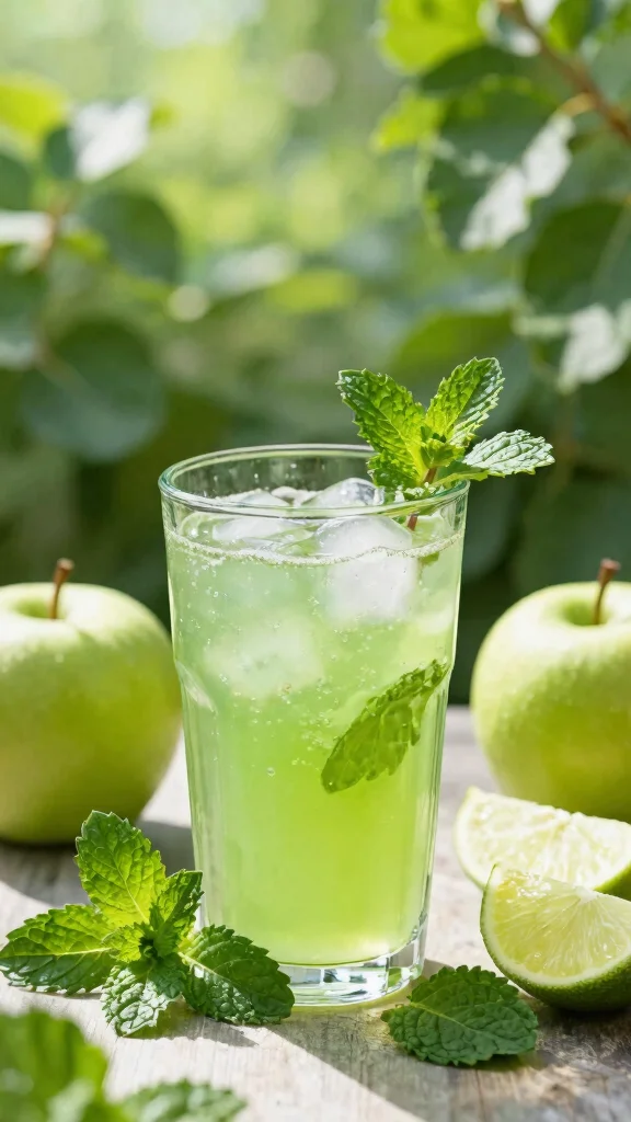 10 Apple Juice Recipes That Taste Better Homemade - 5. Green Apple Mint Juice 1
